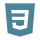 représentation du logo CSS